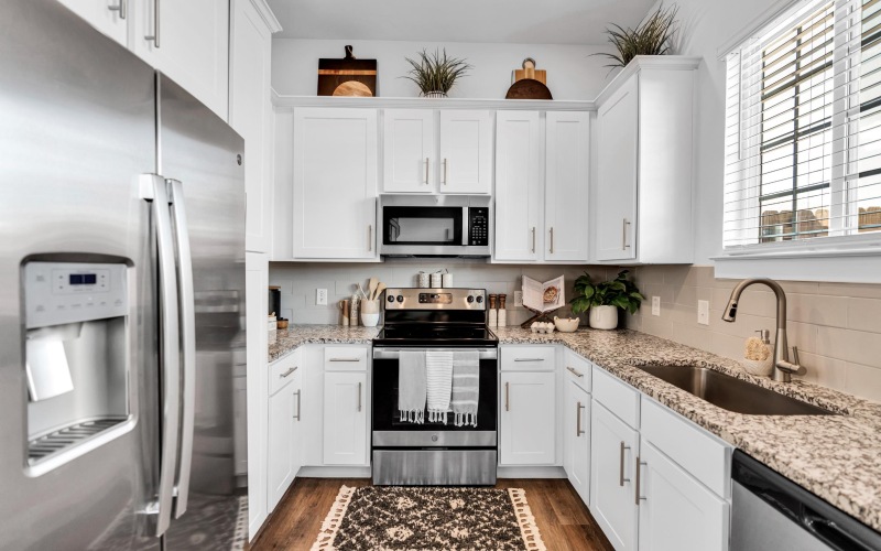 Kitchen with Stainless Steel Appliances