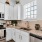 White cabinets with designer finishes inside townhomes at Legacy on Rockhill
