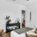 Furnished rental home bedroom with a ceiling fan at Legacy on Rockhill