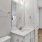 Ensuite bathrooms inside apartment bedroom at Legacy on Rockhill